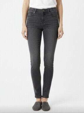 TALBOTS! LUXE DOVE GRAY ULTRA STRETCH FLAWLESS 5 POCKET JEGGINGS, JEANS! SZ 4P